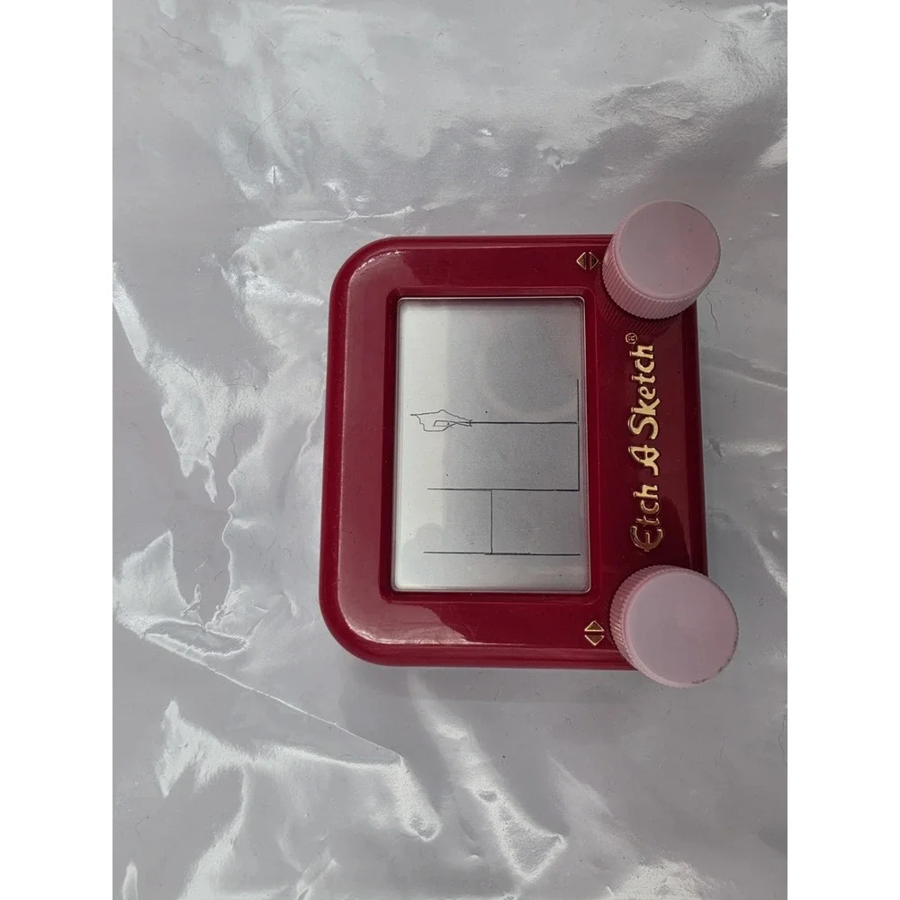 Etch A Sketch Mini By Spin Master Red Toy Fidget Retro Gift Present